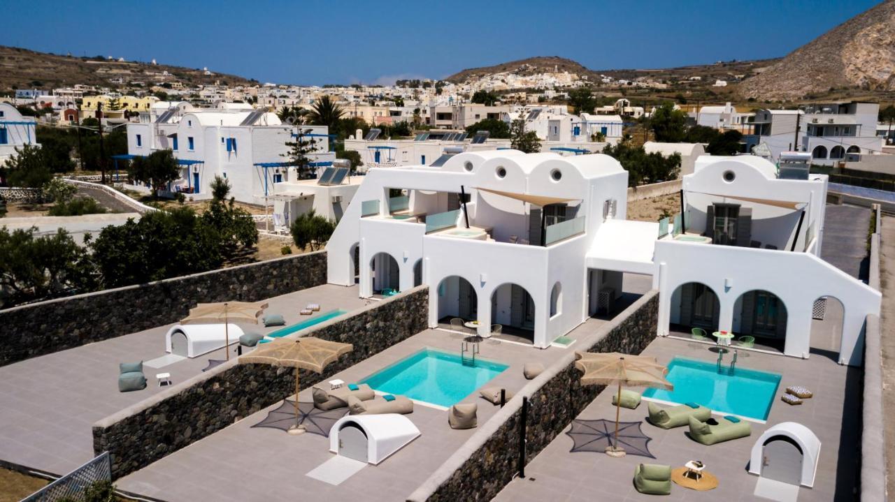 Modern Dome Homes Of Santorini Перисса Экстерьер фото