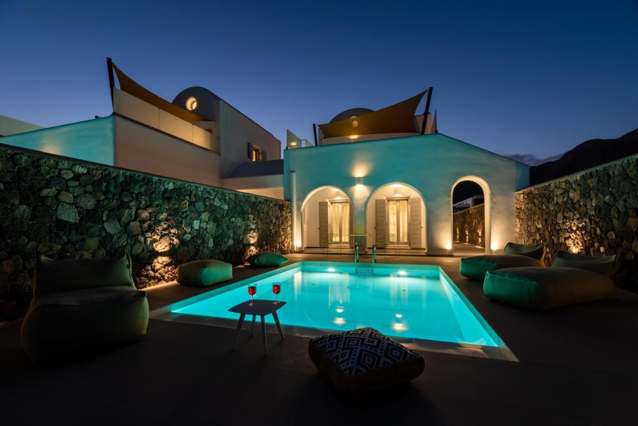 Modern Dome Homes Of Santorini Перисса Экстерьер фото