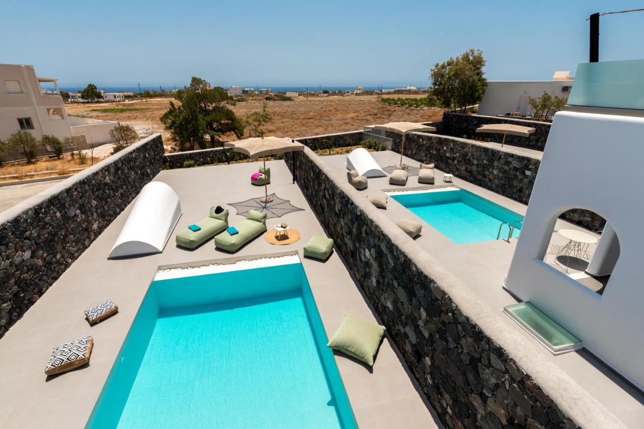 Modern Dome Homes Of Santorini Перисса Экстерьер фото